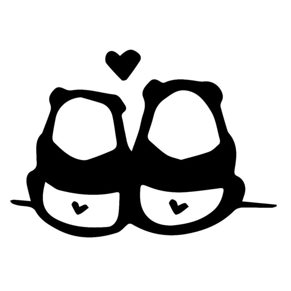 panda bear sticker